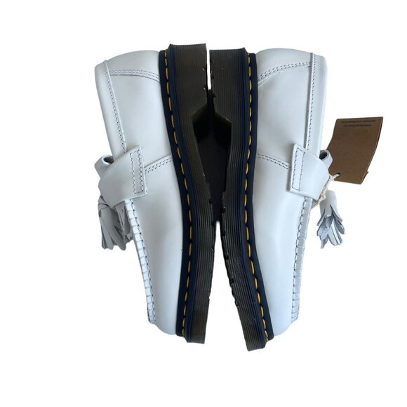 🌟 Dr. Martens Adrian White Tassel Loafers Smooth Leather Women’s SZ 6 / 37 - Picture 5 of 7